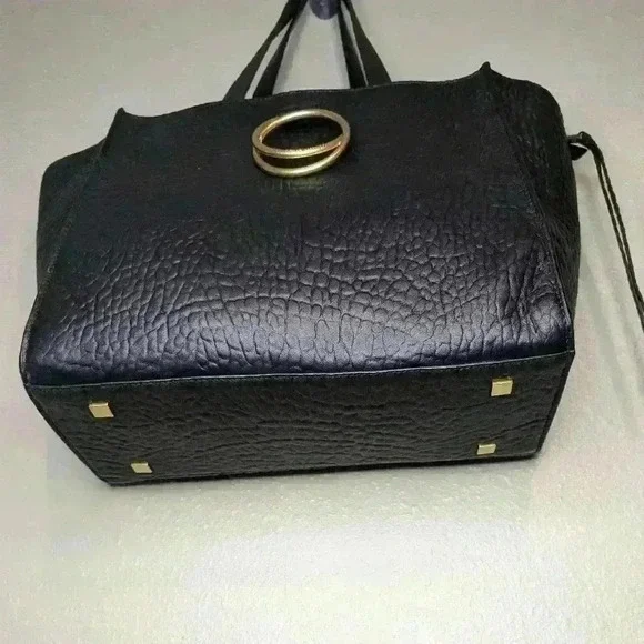 NWT Vince Camuto Livy Tote w/ Duster Soft Genuine Leather gorgeous gold accents - Picture 3 of 10